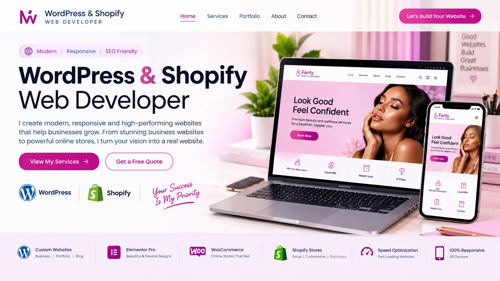 Senior WordPress Web Developer  4 Years of Experience
